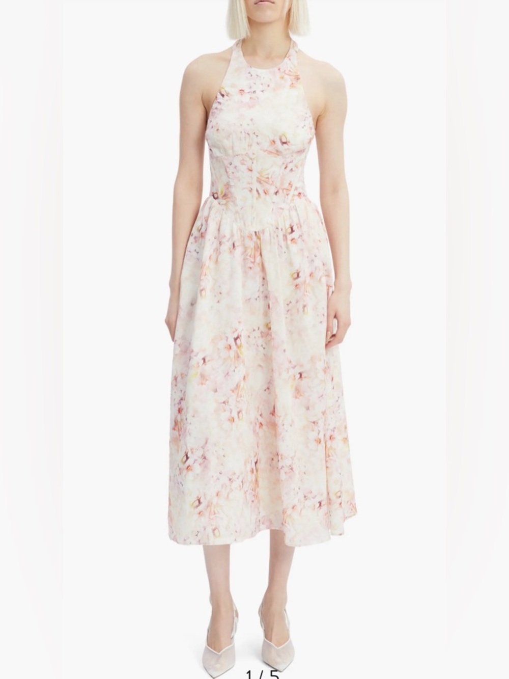 Bardot Kylen Floral Halter Midi Dress